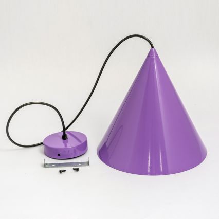 Luster na kablu ETNA II 1xE27/15W/230V, Ø 18,5 cm, ljubičasta