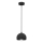 Luster na kablu SOOL 1xE27/15W/230V promjer 15 cm crni