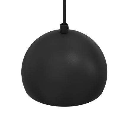 Luster na kablu SOOL 1xE27/15W/230V promjer 15 cm crni