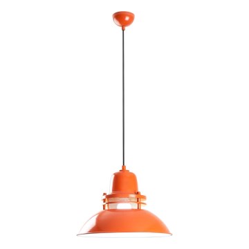 Luster na kablu TIBET 1xE27/40W/230V narančaste boje
