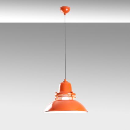 Luster na kablu TIBET 1xE27/40W/230V narančaste boje