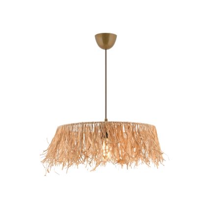 Luster na konopnoj žici MARISKA 1xE27/40W/230V rafija