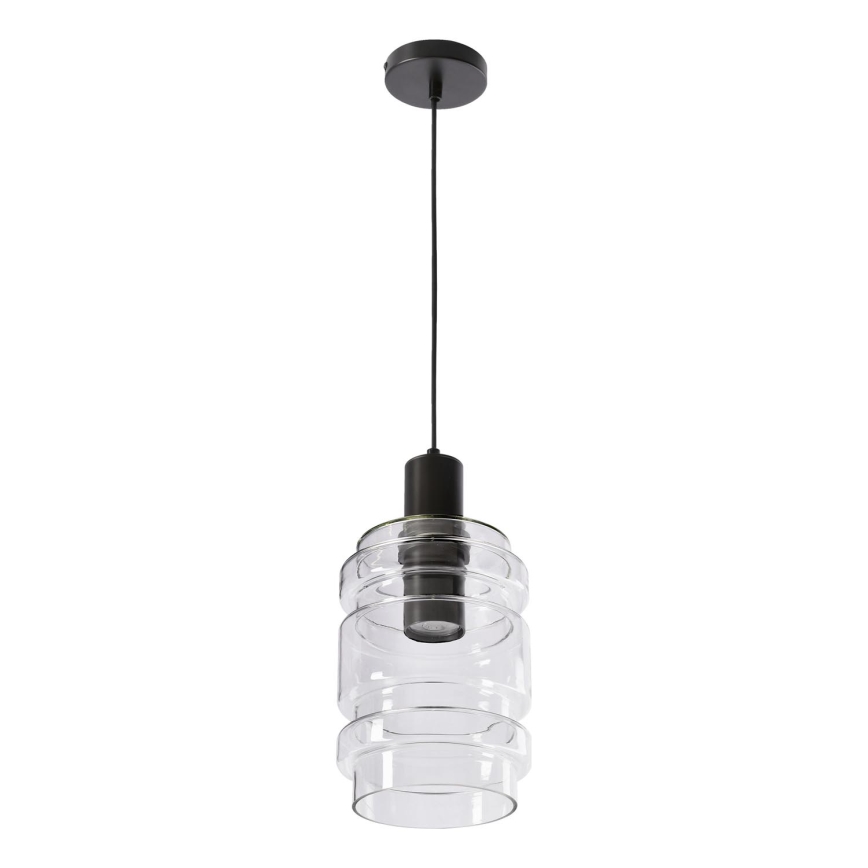 Luster na konopnom užetu RADON 1xE27/40W/230V proziran