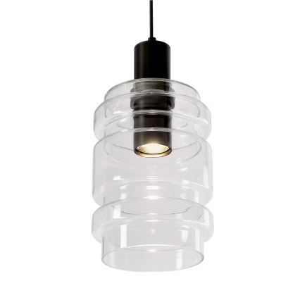 Luster na konopnom užetu RADON 1xE27/40W/230V proziran