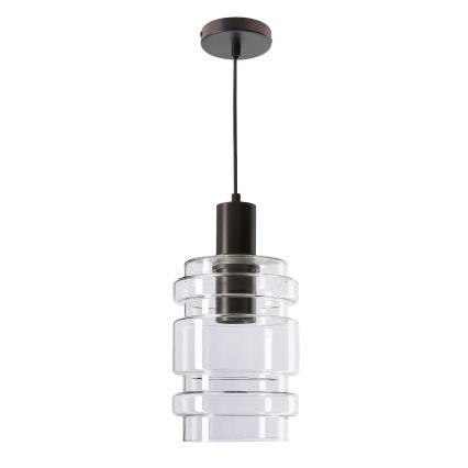 Luster na konopnom užetu RADON 1xE27/40W/230V proziran