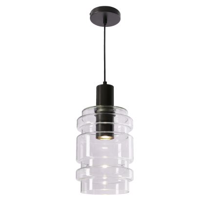 Luster na konopnom užetu RADON 1xE27/40W/230V proziran
