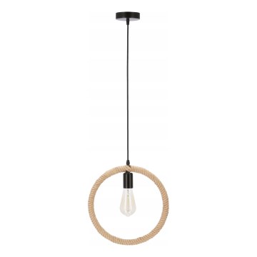 Luster na konopu KOLO 1xE27/40W/230V bež/pod