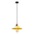 Luster na konopu MANAVGAT 1xE27/40W/230V žuta/smeđa