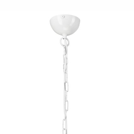 Luster na lancu 10xE27/60W/230V bijeli