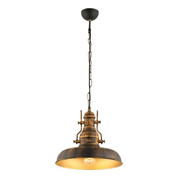 Luster na lancu 1xE27/40W/230V brončana