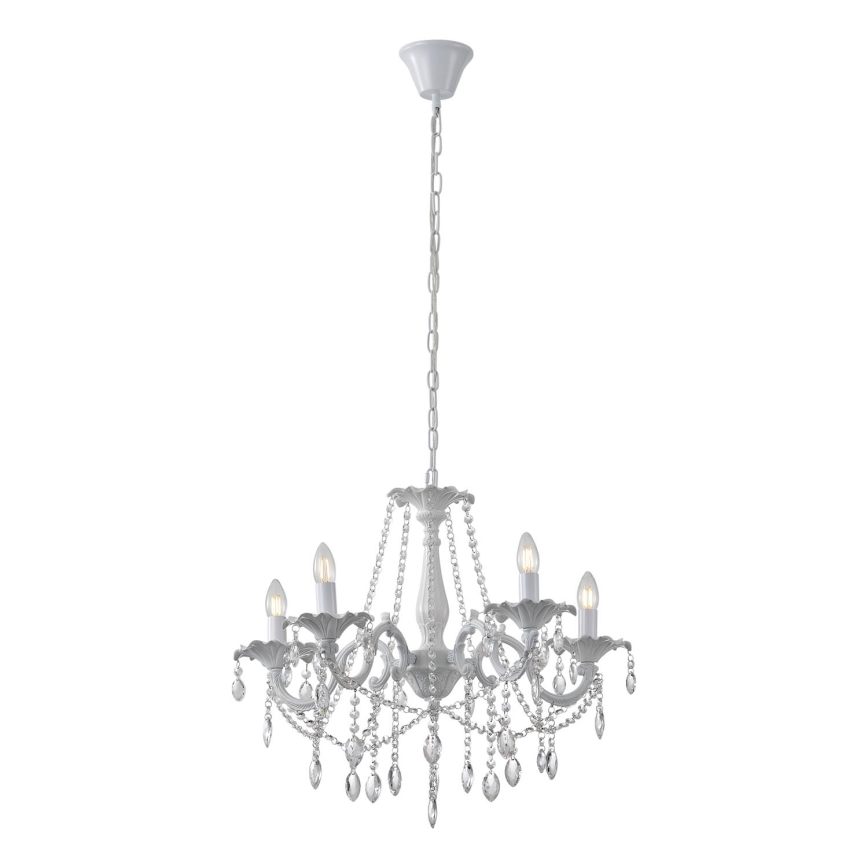 Luster na lancu 5xE14/15W/230V