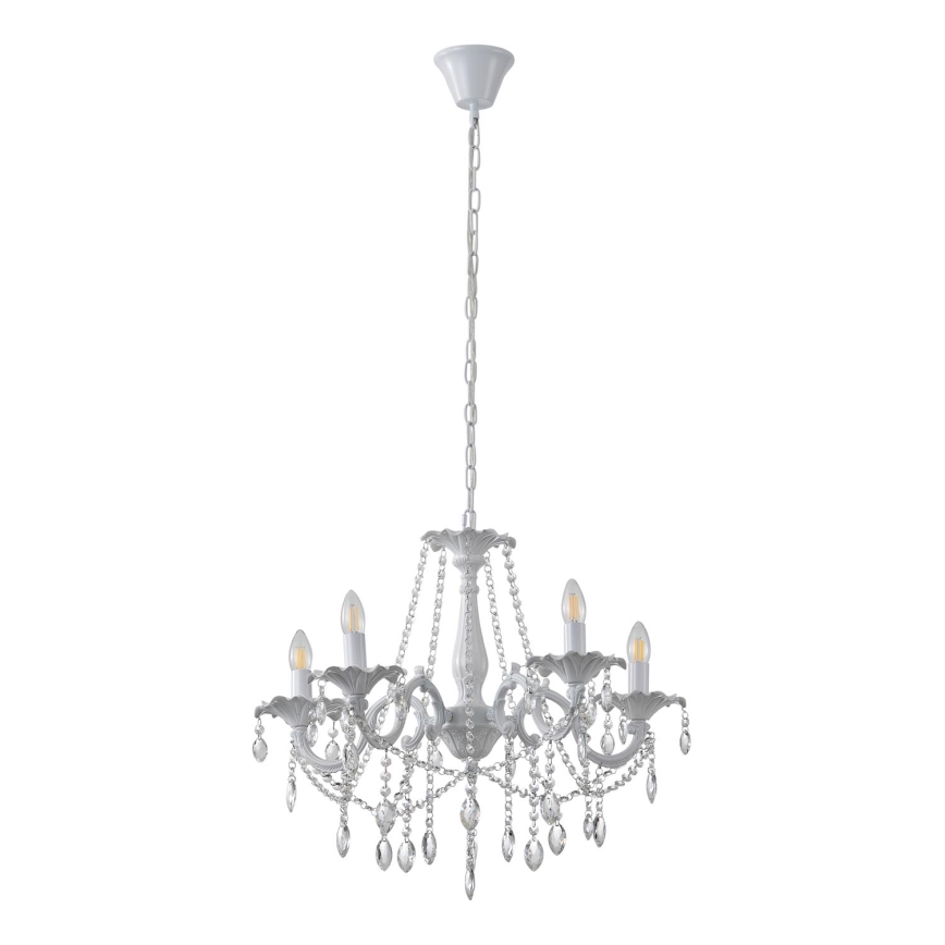 Luster na lancu 5xE14/15W/230V