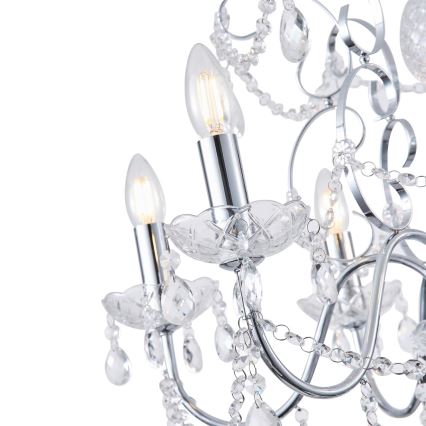Luster na lancu 6xE14/15W/230V