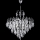 Luster na lancu 6xE14/60W/230V pr. 50 cm sjajni krom