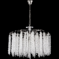 Luster na lancu 7xE14/60W/230V pr. 54 cm sjajni krom