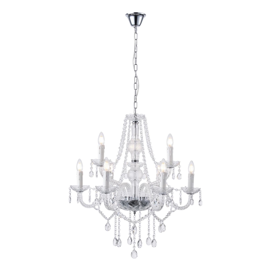 Luster na lancu 9xE14/15W/230V