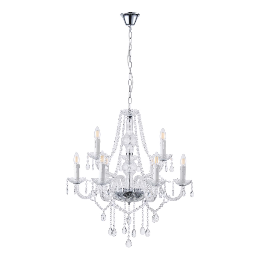 Luster na lancu 9xE14/15W/230V