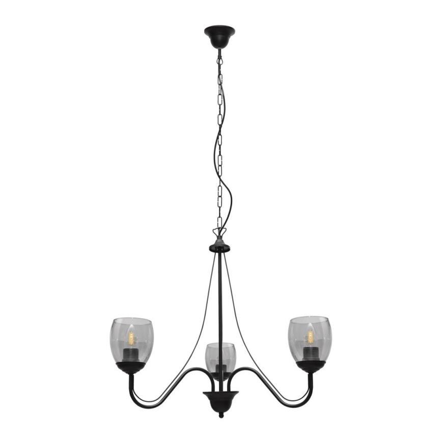 Luster na lancu ALLENA 3xE27/15W/230V
