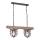 Luster na lancu ANDER 2xE27/60W/230V borovina