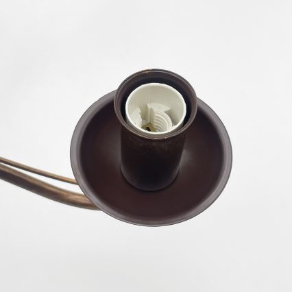 Luster na lancu ANTON 3xE14/15W/230V brončane boje