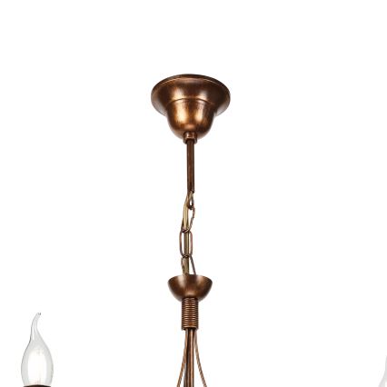 Luster na lancu ANTON 3xE14/15W/230V brončani