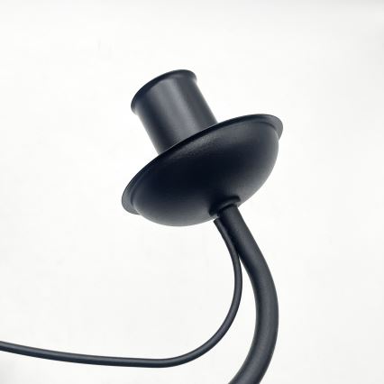 Luster na lancu ANTON 3xE14/15W/230V crni