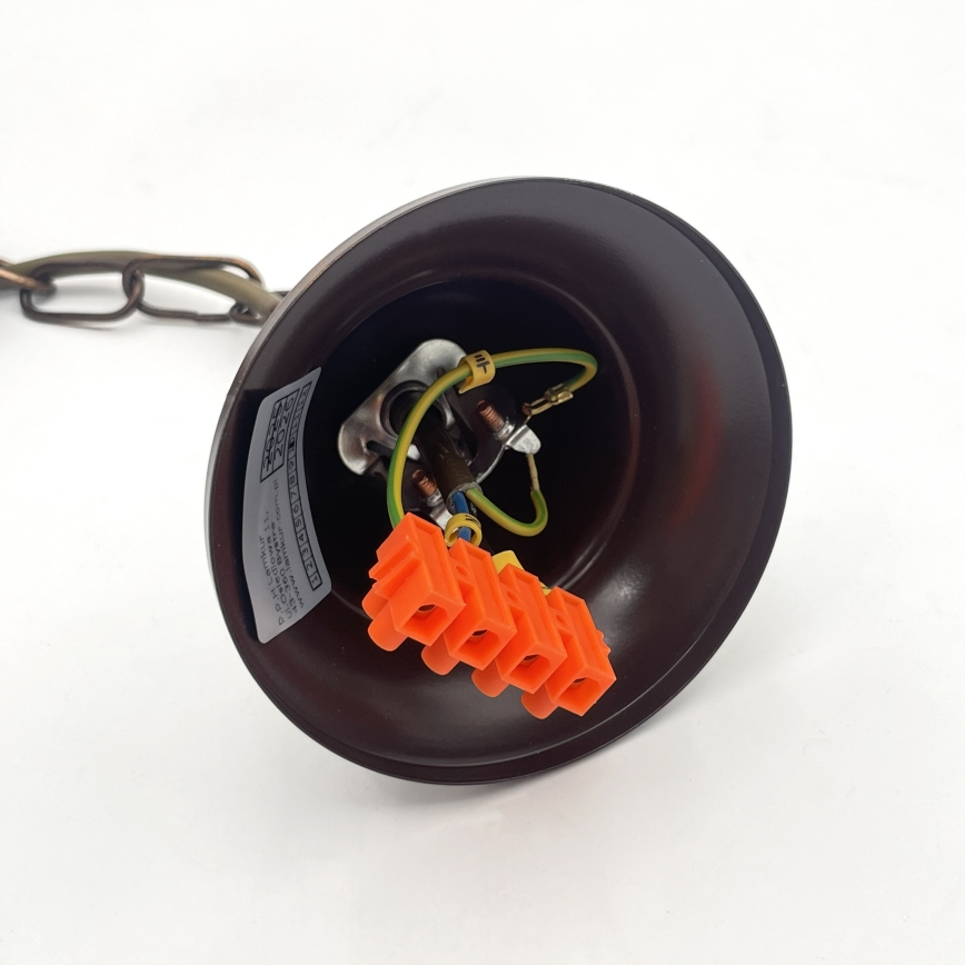 Luster na lancu ANTON 5xE14/15W/230V brončani