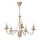 Luster na lancu ANTON 5xE14/60W/230V u bež boji