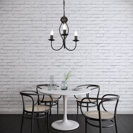 Luster na lancu ARTHUR 3xE14/40W/230V