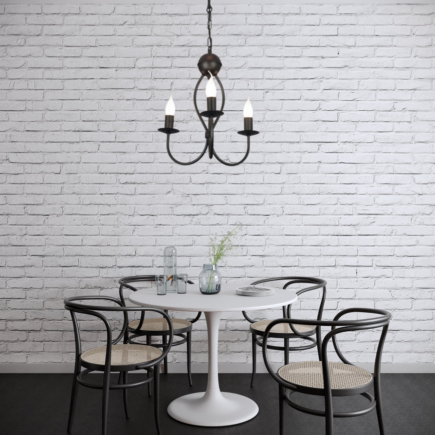 Luster na lancu ARTHUR 3xE14/40W/230V