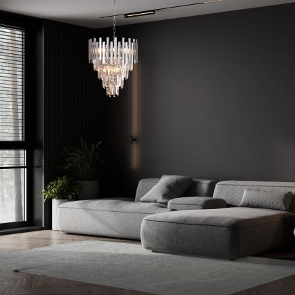 Luster na lancu ASPEN 9xE14/40W/230V