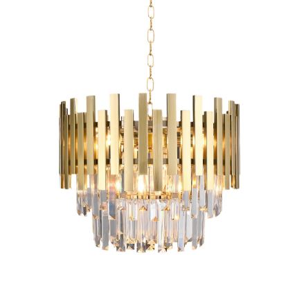 Luster na lancu ASPEN GOLD 6xE14/40W/230V