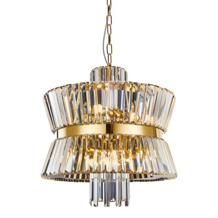 Luster na lancu AURELIA 12xE14/40W/230V zlatna