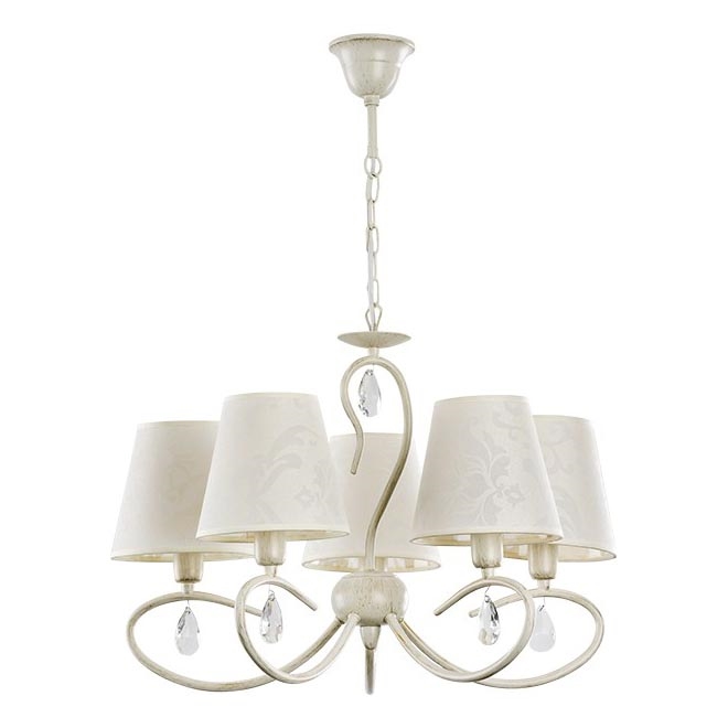 Luster na lancu BALI 5xE14/10W/230V krem