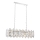 Luster na lancu CRYSTALLINE 13xE14/40W/230V sjajni krom