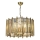 Luster na lancu CRYSTALLINE 6xE14/40W/230V mesing