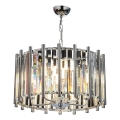 Luster na lancu CRYSTALLINE 6xE14/40W/230V sjajni krom