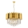 Luster na lancu CRYSTALLINE 8xE27/40W/230V zlatni