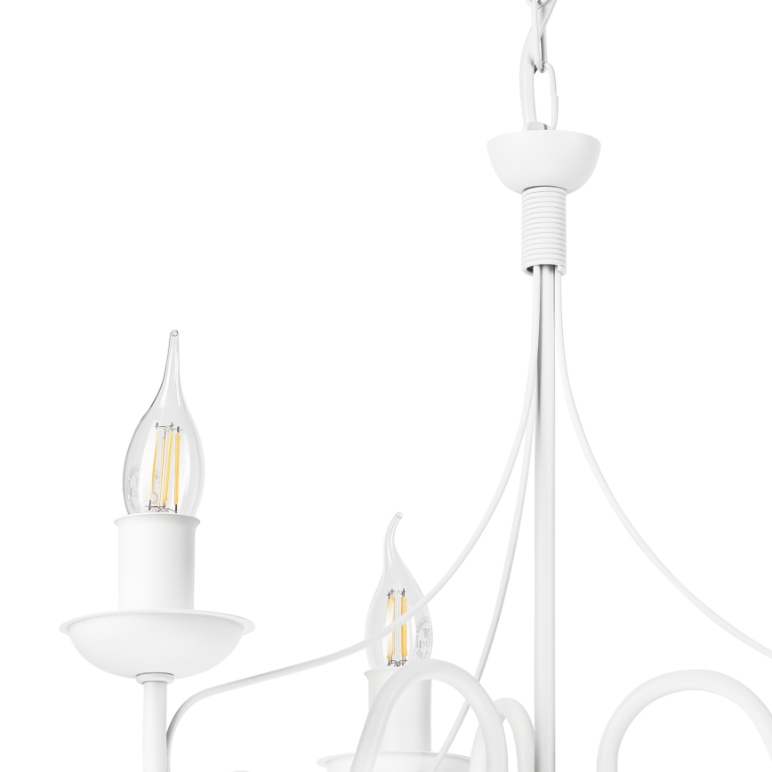 Luster na lancu DONATO 3xE14/40W/230V bijela