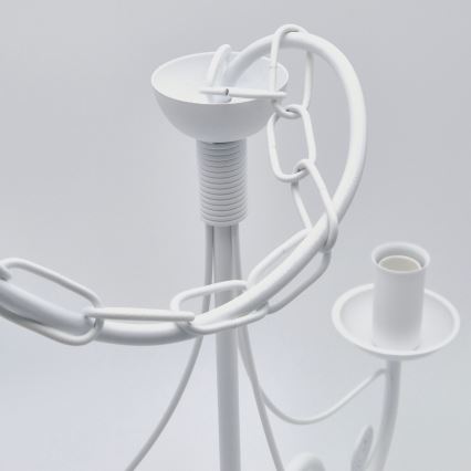 Luster na lancu DONATO 3xE14/40W/230V bijela