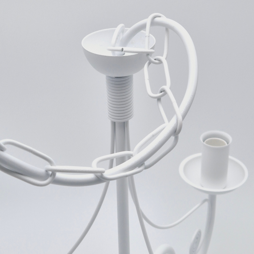 Luster na lancu DONATO 3xE14/40W/230V bijela