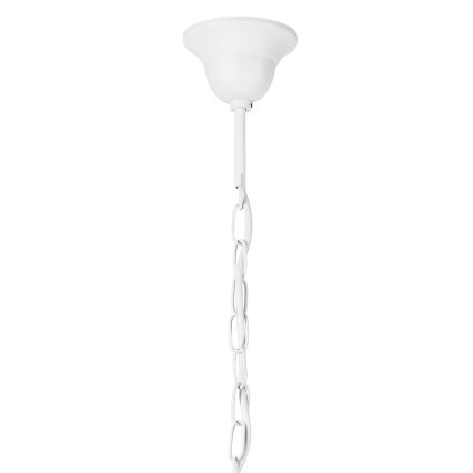 Luster na lancu DONATO 5xE14/40W/230V bijela