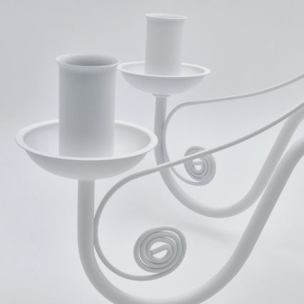 Luster na lancu DONATO 6xE14/40W/230V bijela
