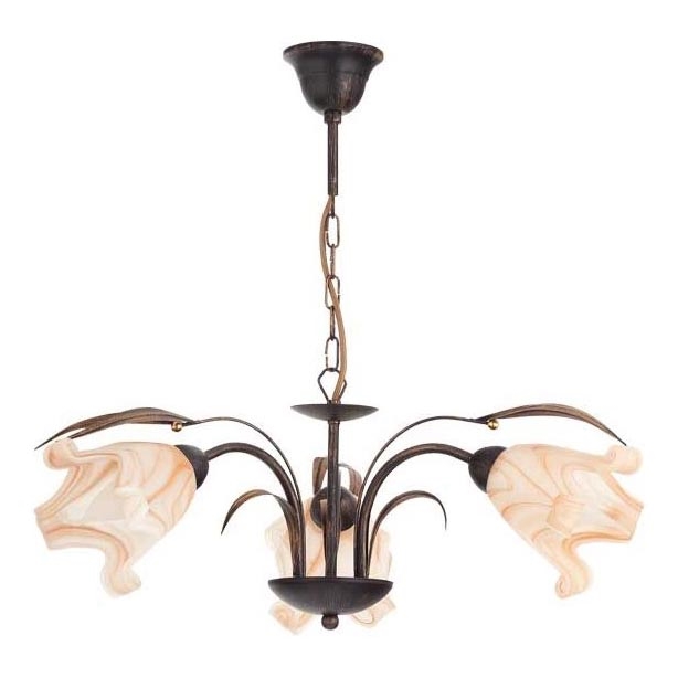 Luster na lancu DUCATTI 3xE14/10W/230V brončana