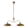 Luster na lancu ELZA 2xE27/60W/230V