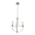 Luster na lancu GINA 3xE27/60W/230V mat krom