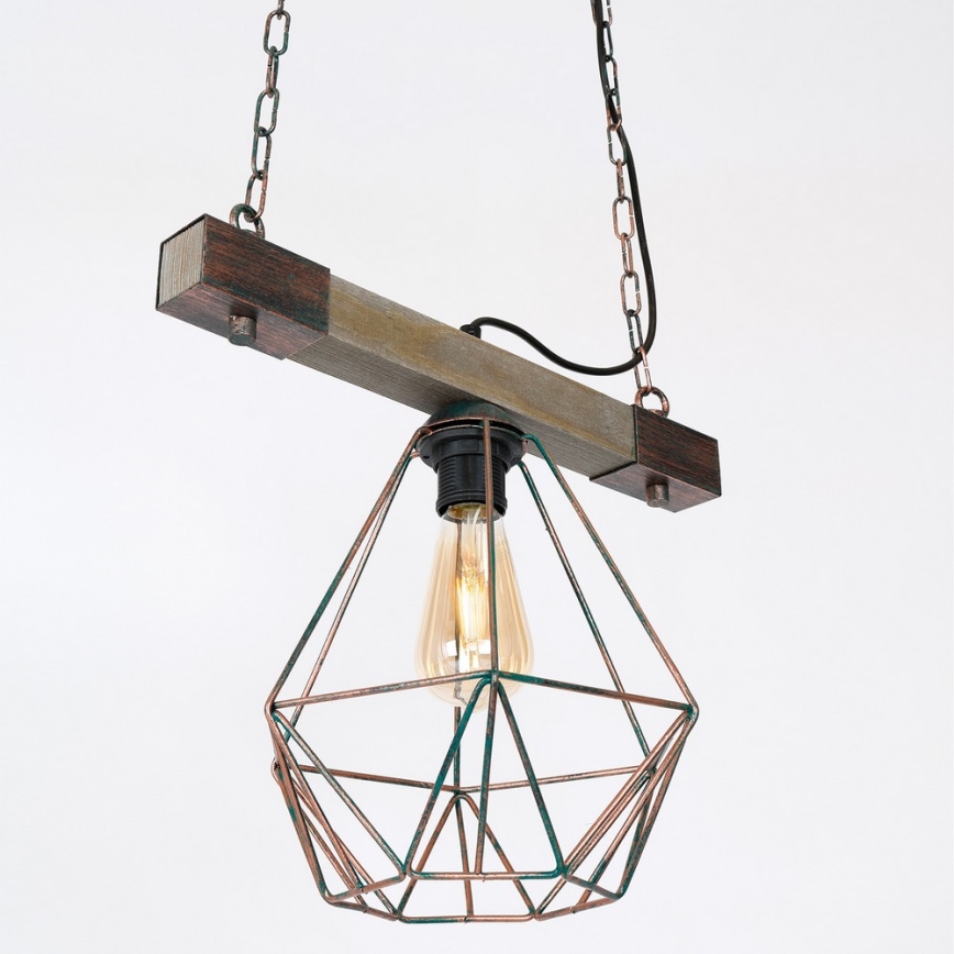 Luster na lancu HAKON 1xE27/60W/230V