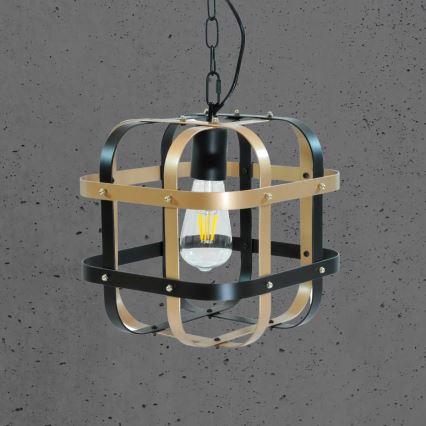 Luster na lancu KLATKA 1xE27/10W/230V