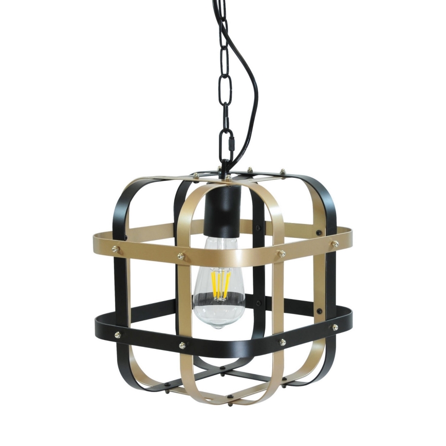 Luster na lancu KLATKA 1xE27/10W/230V