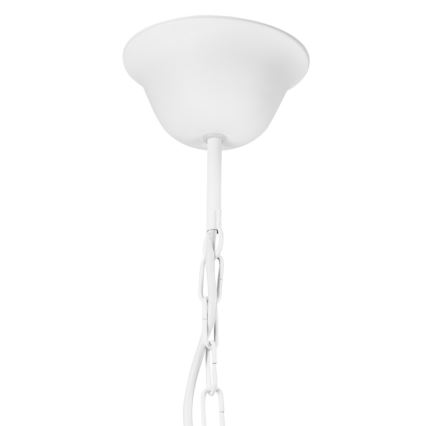 Luster na lancu LUCY 5xE14/60W/230V bijela